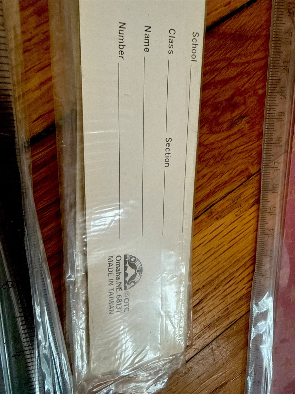 Vintage 3D lenticular 12 inch rulers Lantor OTC new in package - photo 13