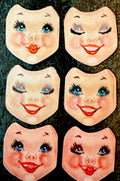 1950s bisque cookie jar Vari-Vue flicker baby faces