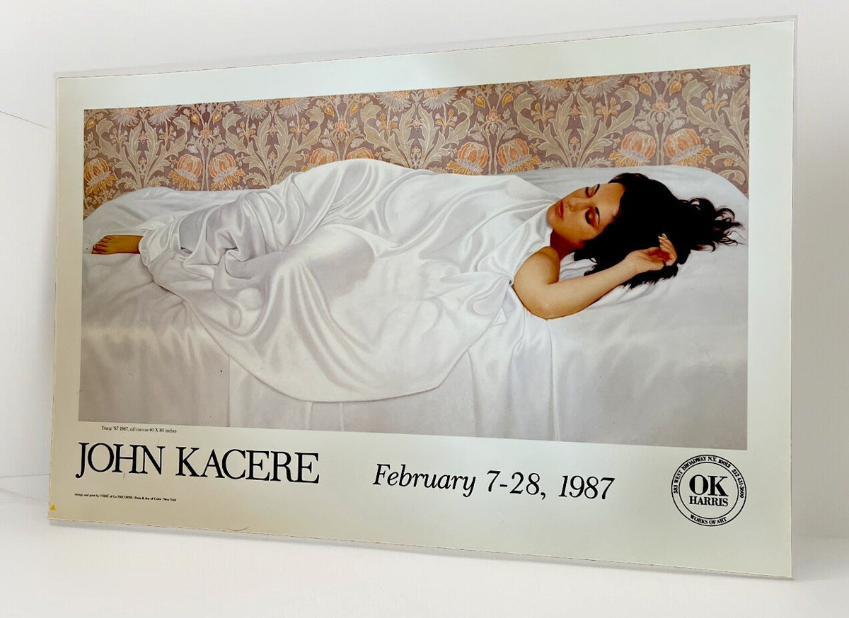 JOHN KACERE POSTER TRACY 1987 Rare HTF NM NOS 25x17 - photo 5
