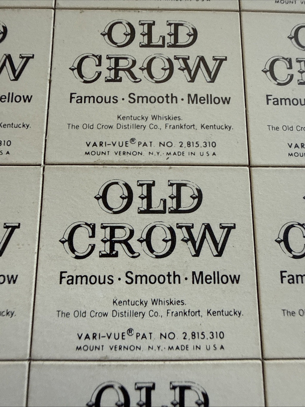 1960s Vari-Vue Old Crow good luck lenticular uncut sheet of 20 - photo 5