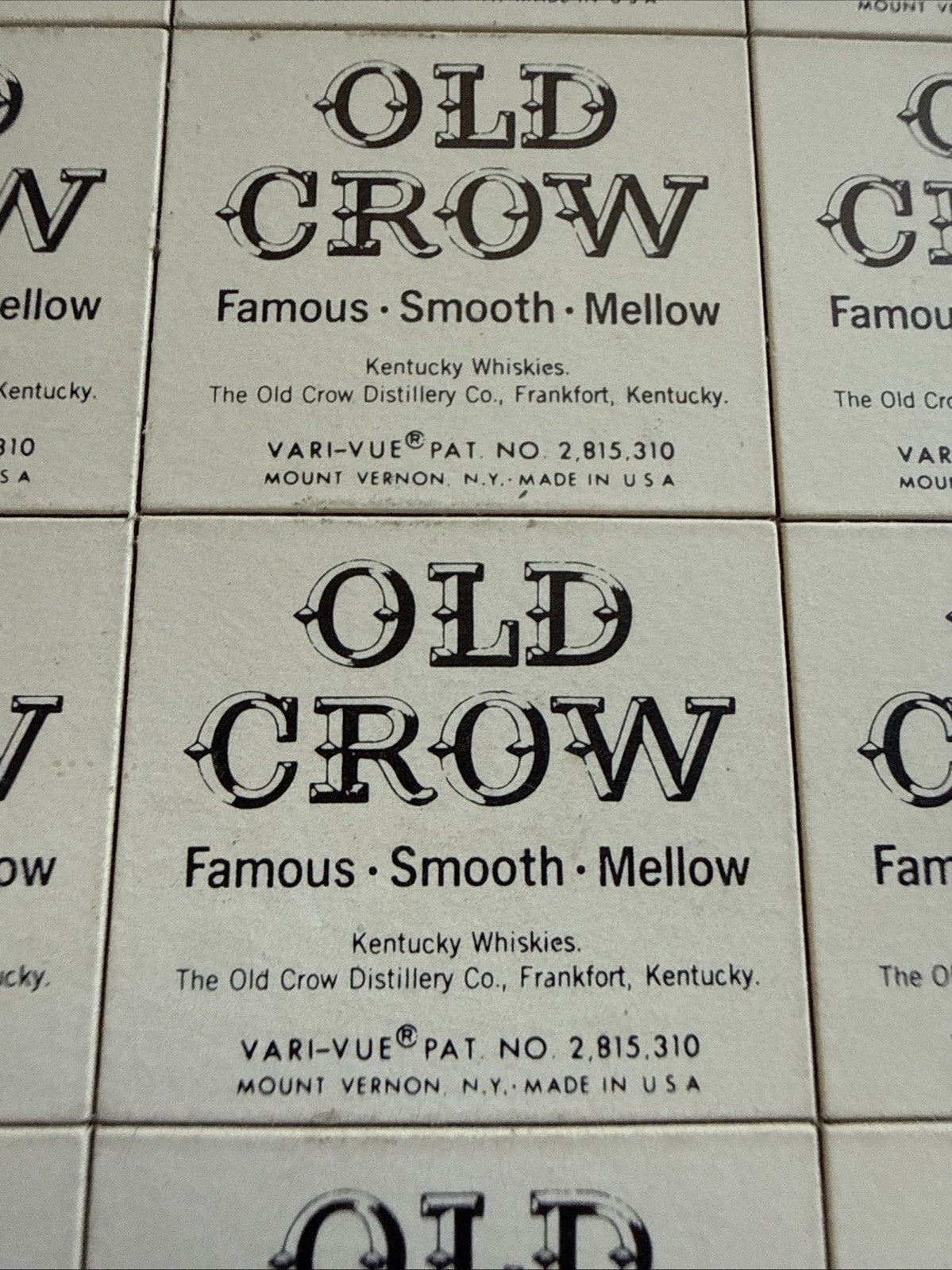 1960s Vari-Vue Old Crow good luck lenticular uncut sheet of 20 - photo 5