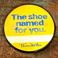 1970s Thom McAn JOX shoe Vari-Vue flicker advertising pin