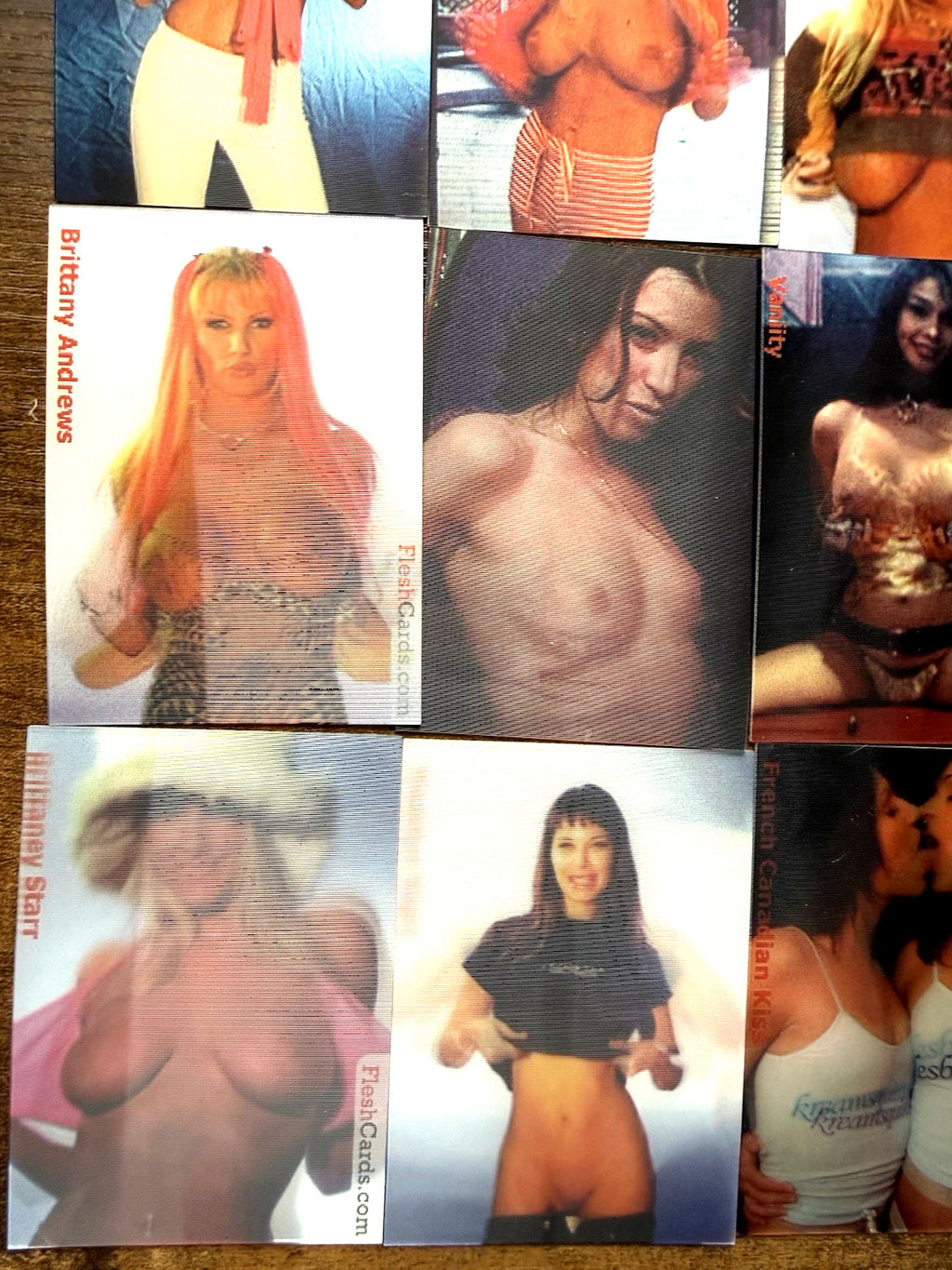 Set 1 & 2 1990s Lenticular Moving Motion Flesh XXX Cards Mike Tyson Hulk Redman - photo 11