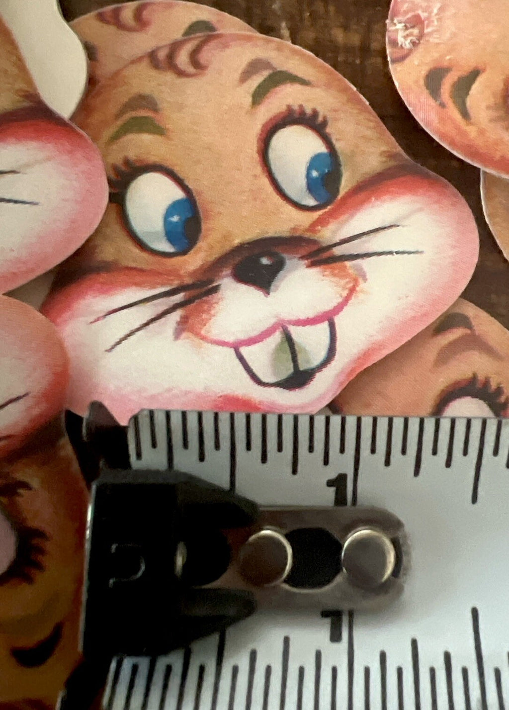 Vari-Vue bisque cookie jar lenticular winking buck-tooth bunny lot of 30 - photo 3