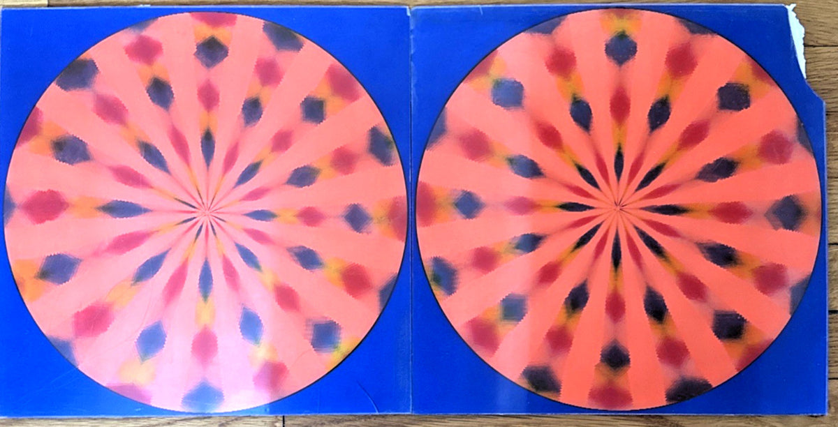 1960s Vari-Vue blue kaleidoscopes 14x14 lot of 2