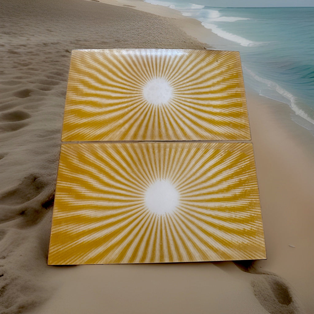 1960s Vari-Vue gold sunburst lenticular moving pictures - photo 2