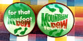 1970s Vari-Vue Mountain Dew barefoot feeling flicker pin