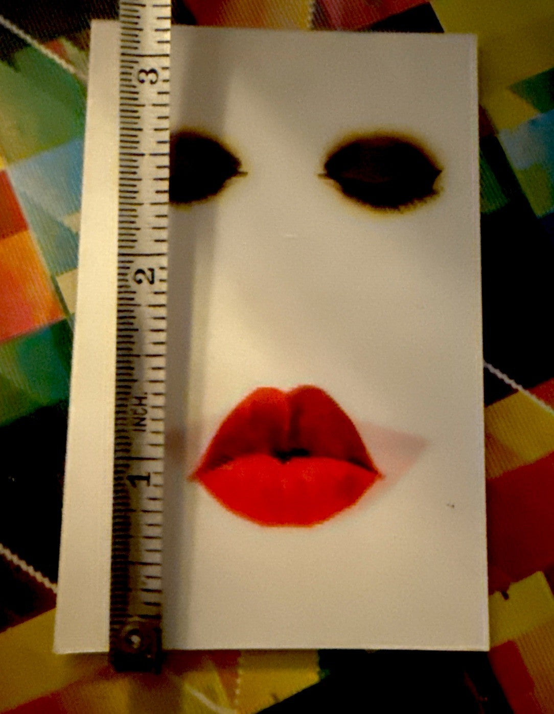 Vintage Vari Vue lenticular face eyes lips with googly eyes NOS - photo 11