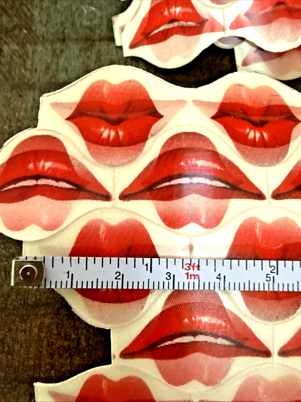 1960s Vari-Vue motion lenticular uncut sheets lips huge lot - photo 5