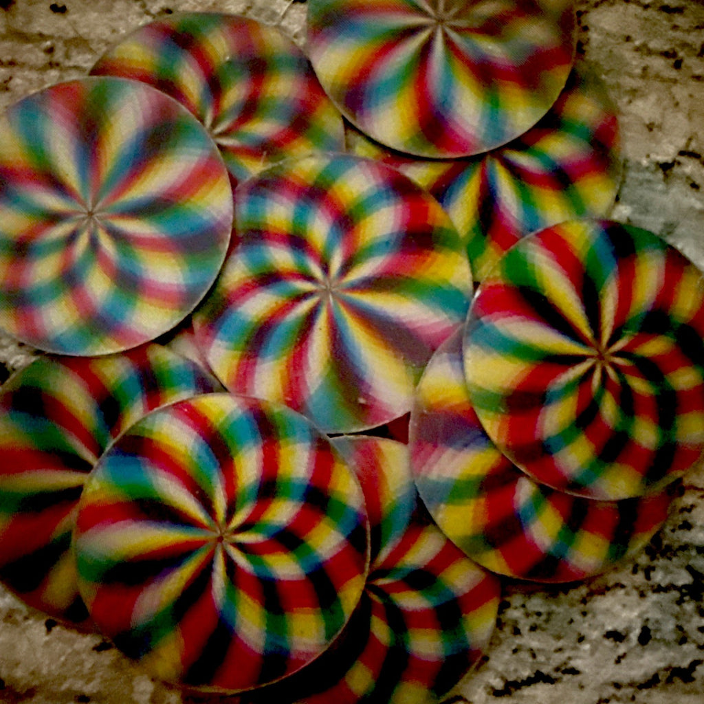 1969 Vari-Vue moving motion psychedelic discs lot of 12