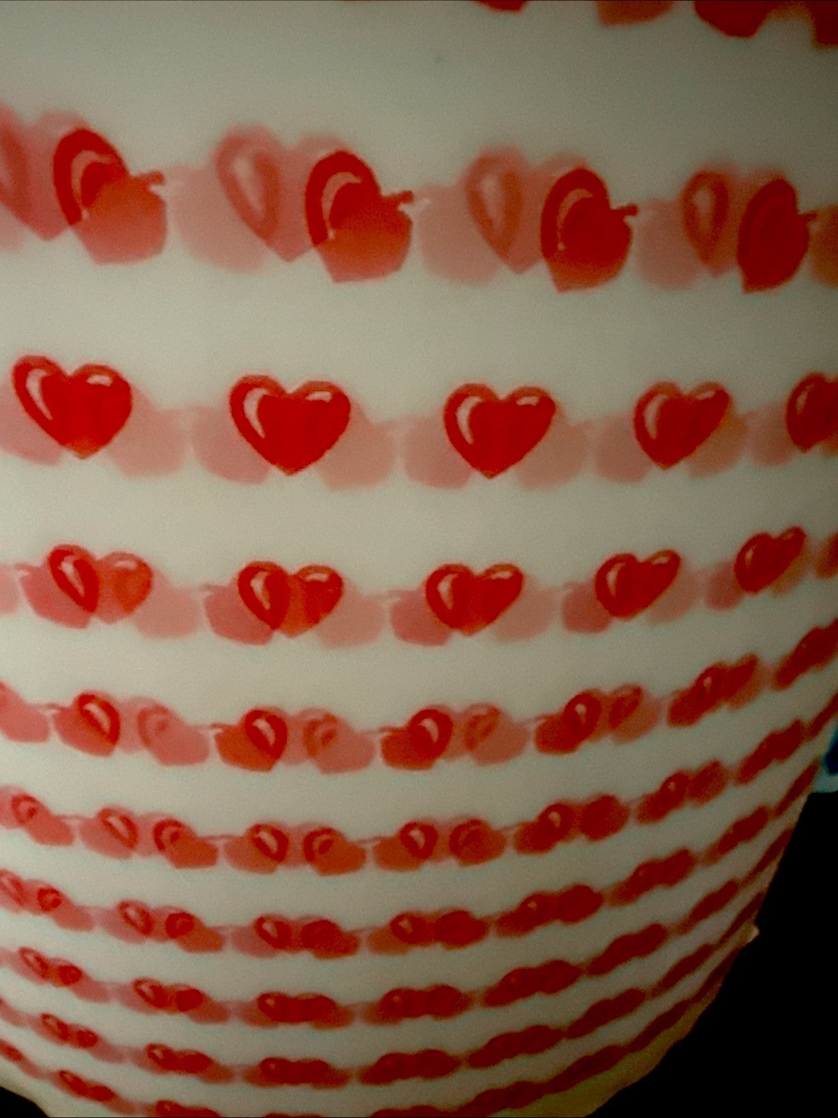 Vintage Vari-Vue lenticular full uncut sheet moving hearts - photo 2