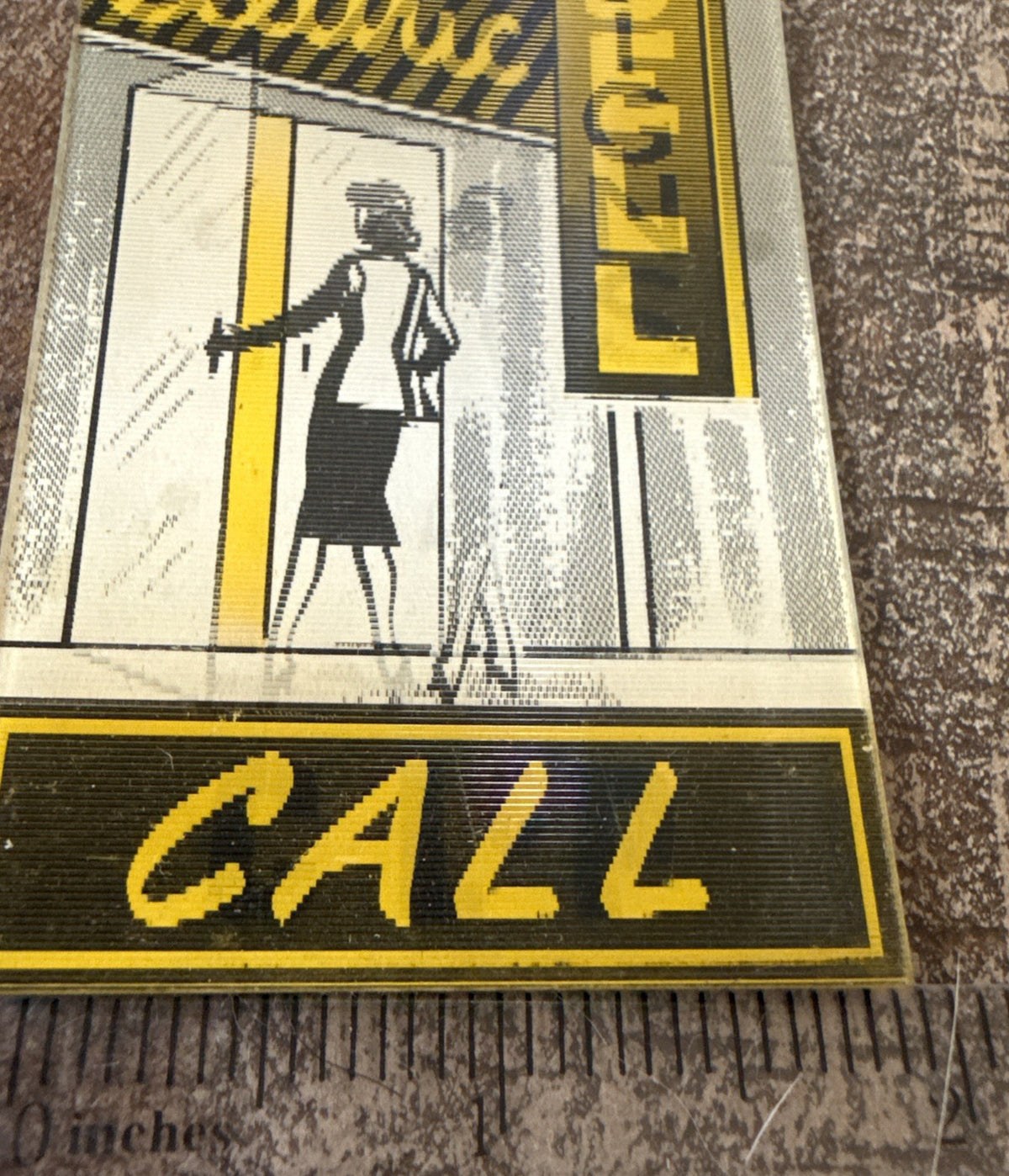 1950s Vari-Vue CL&P Electric Signs lenticular calorie counter - photo 4
