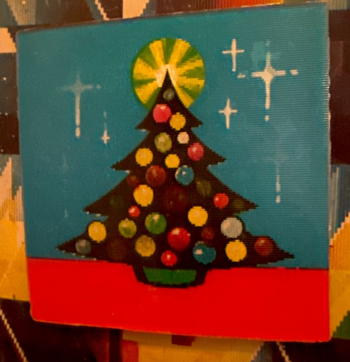 1950s Vari-Vue moving motion blinking Christmas tree