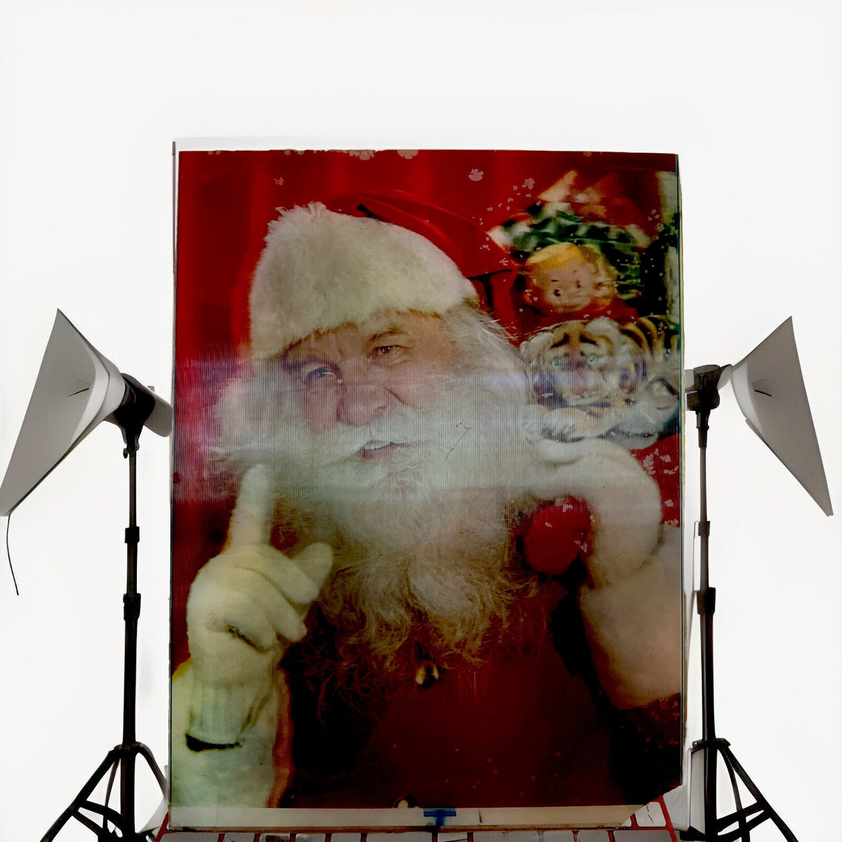 1950s Vari-Vue Sears Santa Claus lenticular