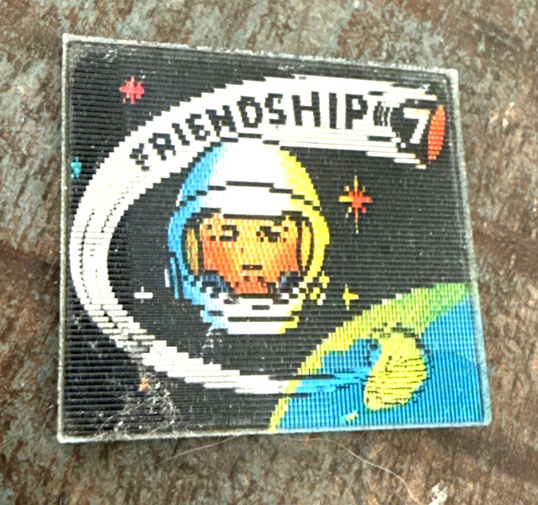 1962 VARI-VUE LENTICULAR NASA FRIENDSHIP 7 MERCURY-ATLAS MISSION JOHN GLEN NOS - photo 3