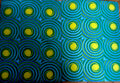 Groovy boho Vari-Vue geometric teal swirls lenticulars
