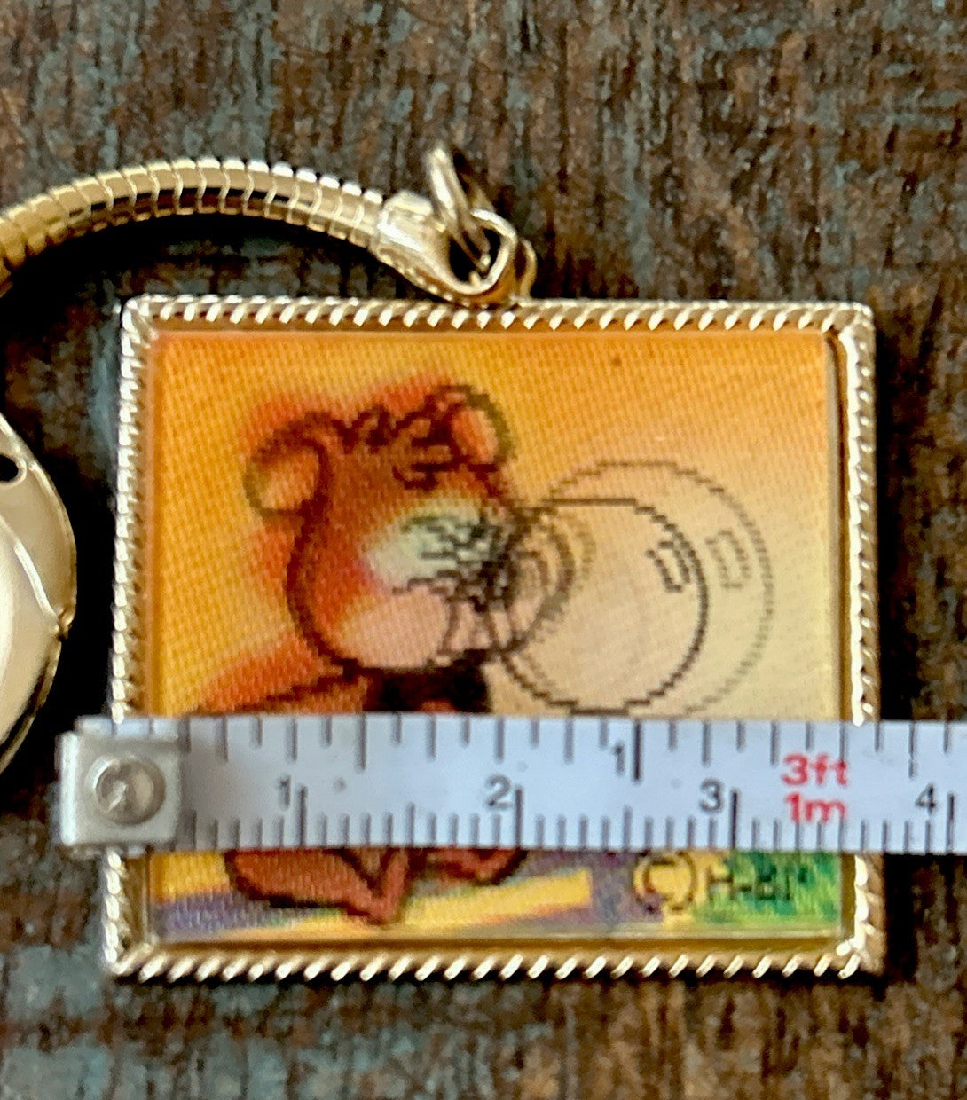 Hanna-Barbera Vari-Vue 1964 Sugar Bear Post cereal lenticular keychain - photo 5