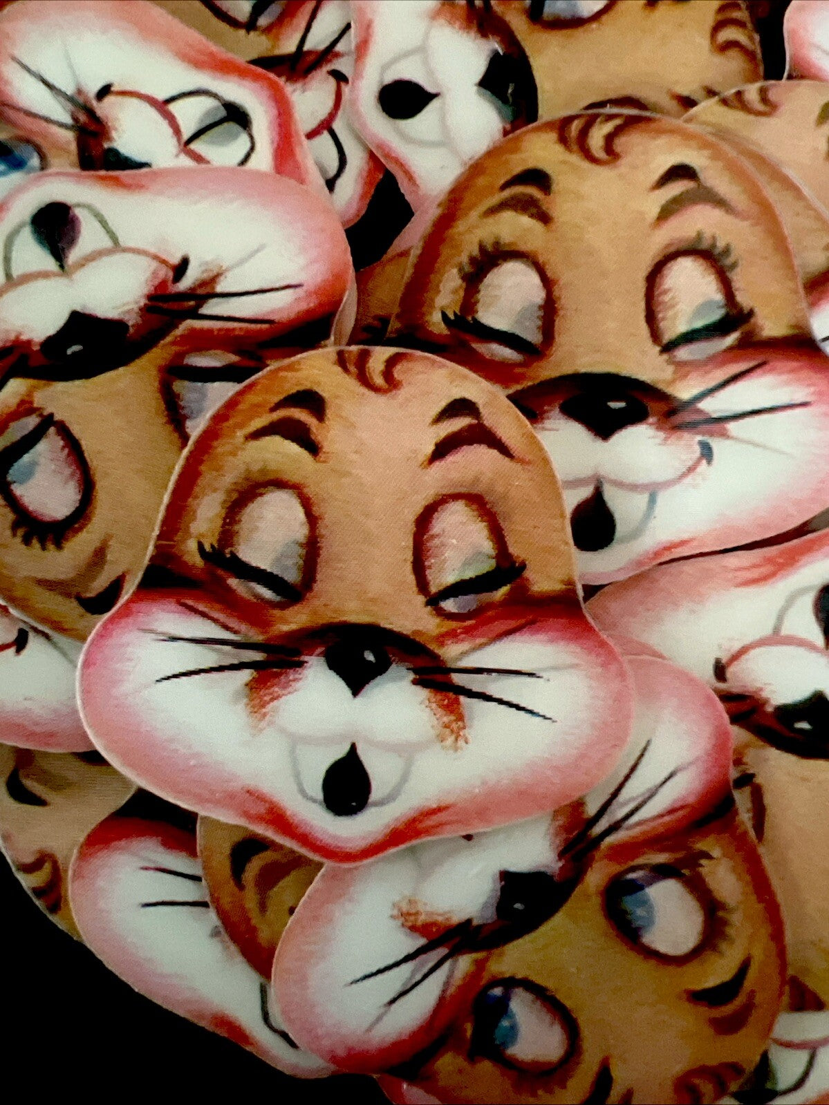 Vari-Vue bisque cookie jar lenticular winking buck-tooth bunny lot of 30 - photo 2