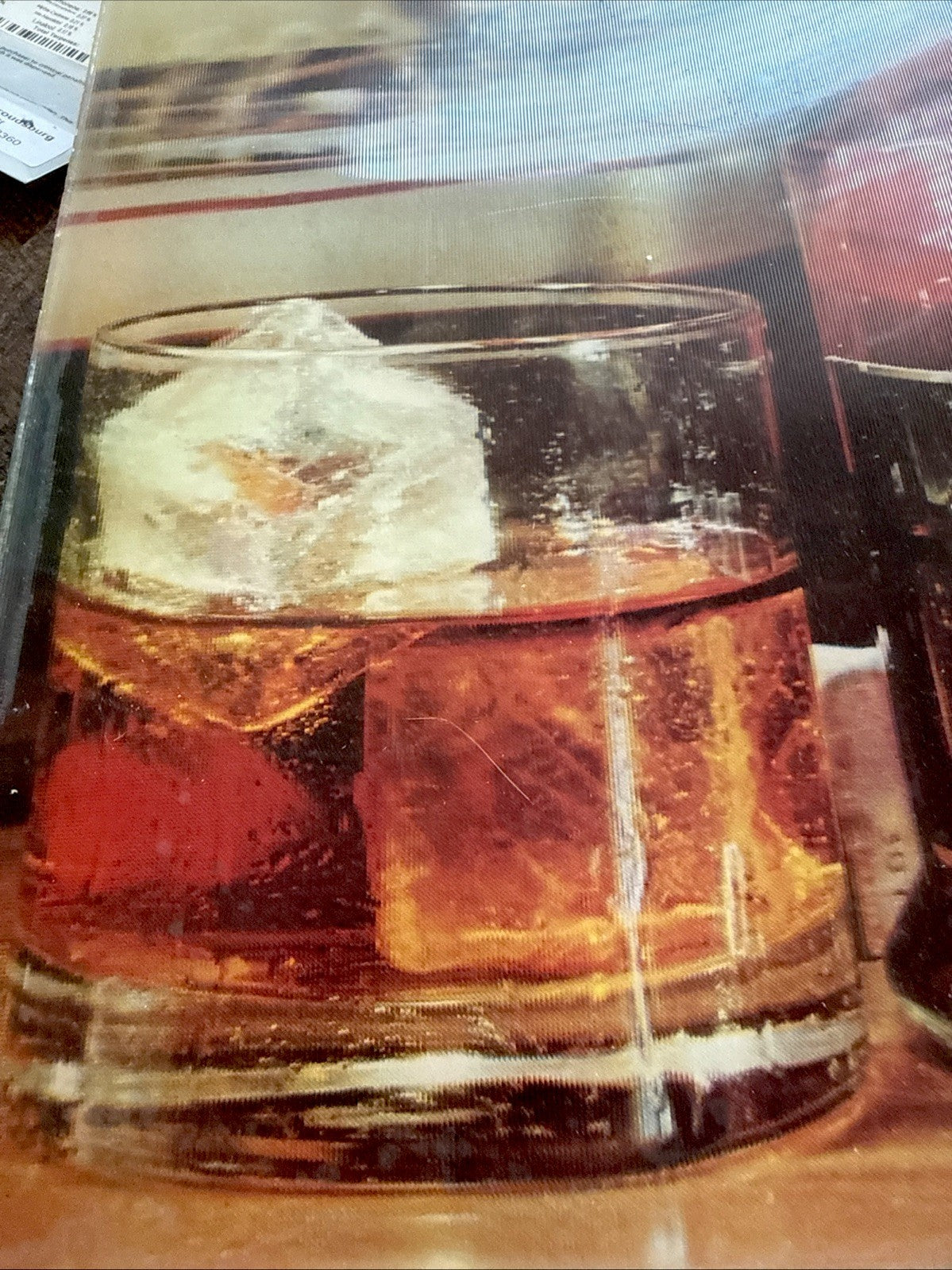 1960 Vari-Vue Seagram's Benchmark Bourbon lenticular pictures - photo 2