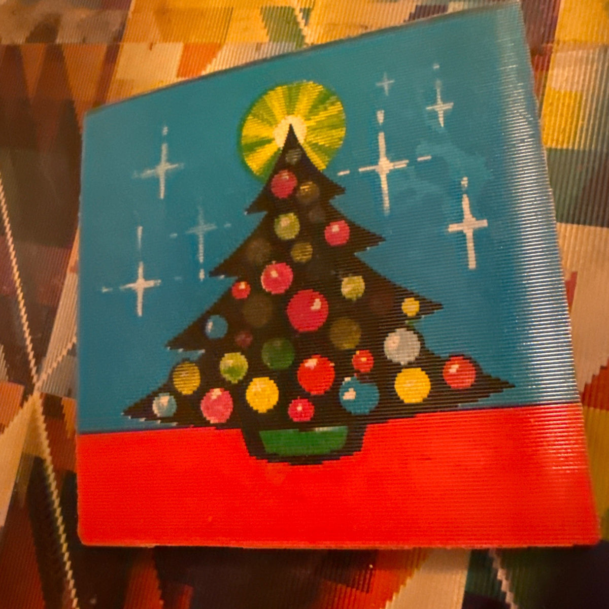 1950s Vari-Vue moving motion blinking Christmas tree - photo 2