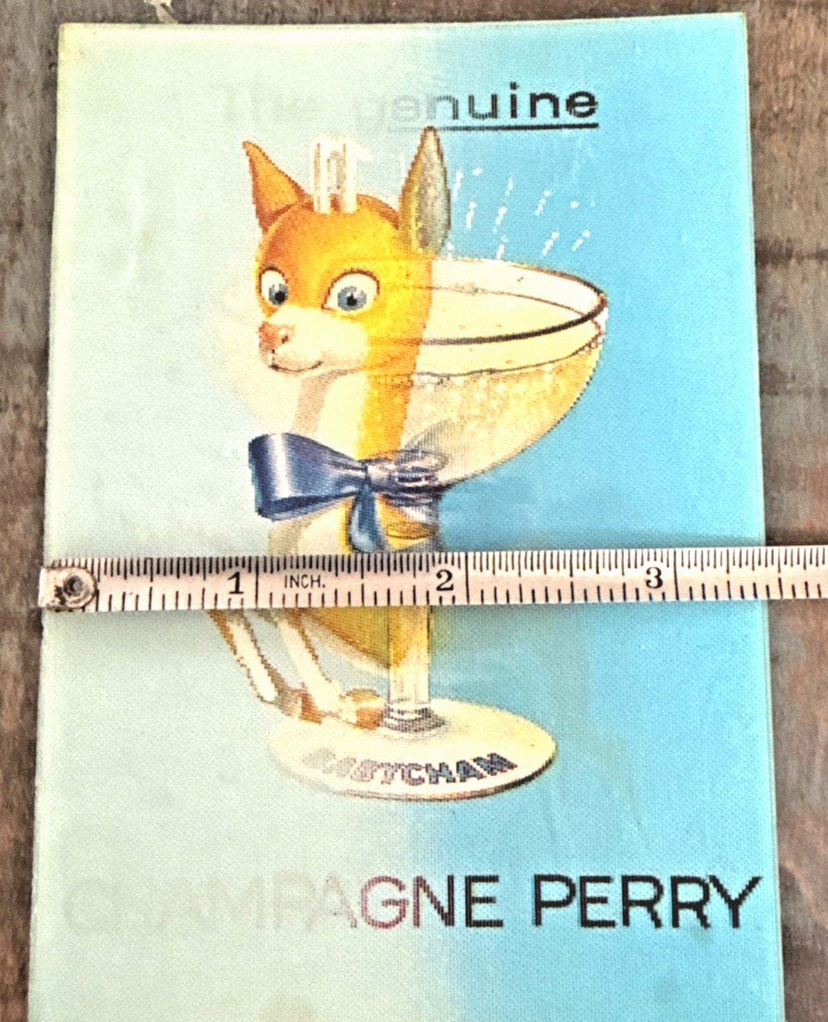 1950s Vari-Vue Babycham champagne perry lenticular advertisement - photo 5