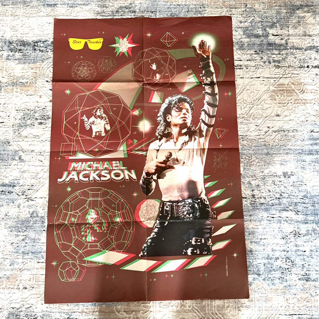 Michael Jackson THE SENSATIONAL 3D ENCOUNTER Poster Magazine - photo 5