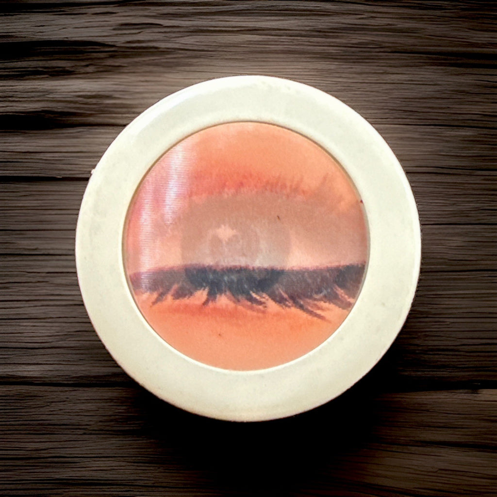 Vari-Vue eyeball lenticular flasher white badge pin - photo 2
