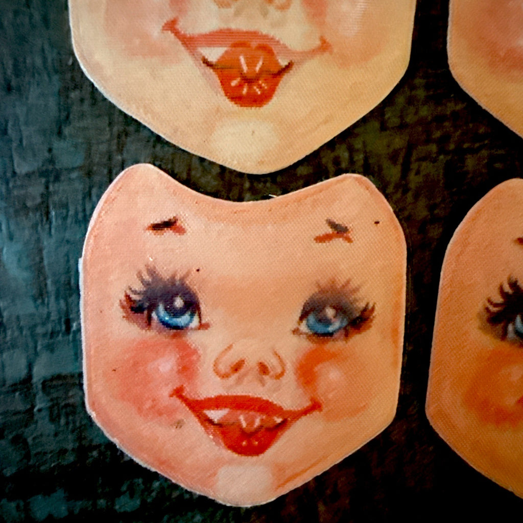 1950s bisque cookie jar Vari-Vue flicker baby faces - photo 3