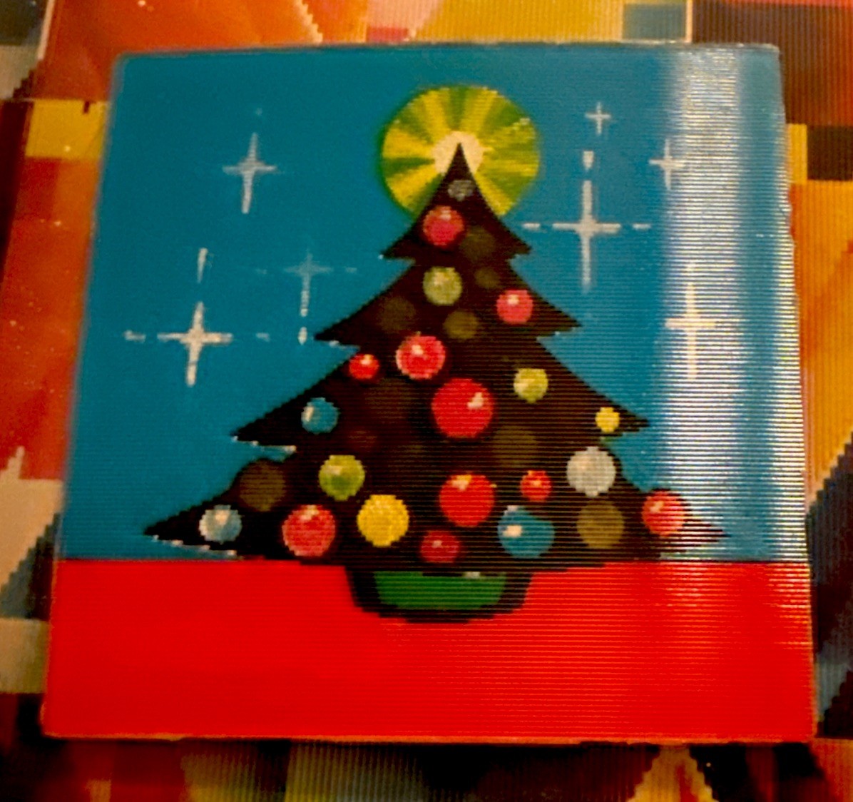 1950s Vari-Vue moving motion blinking Christmas tree - photo 3