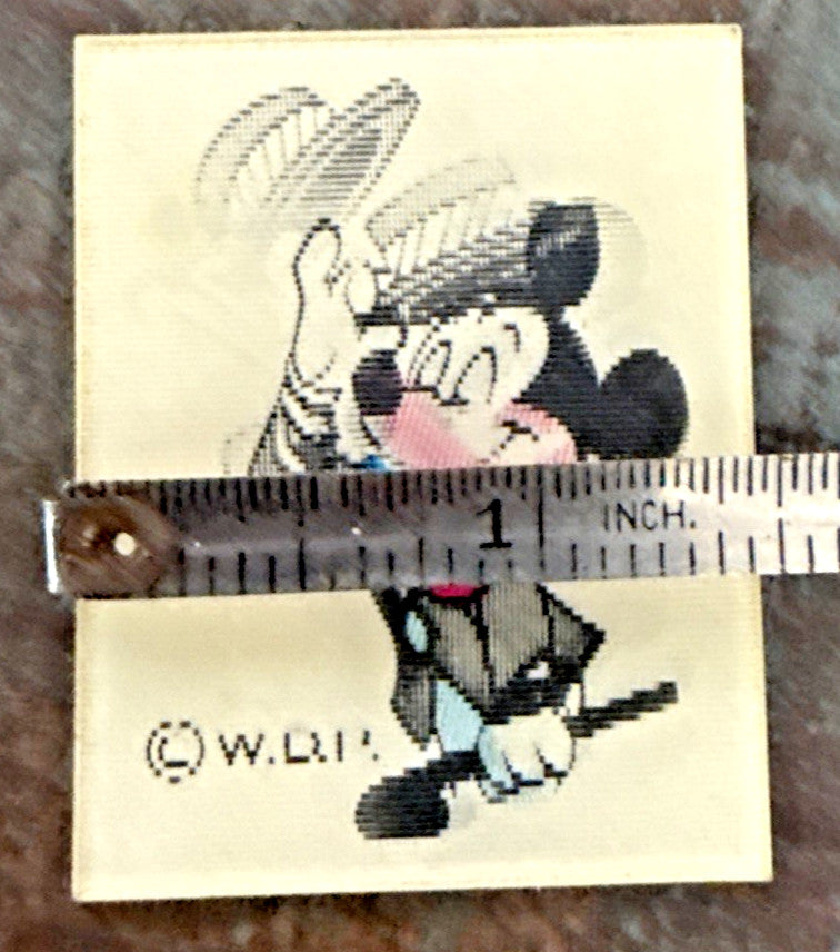 1960s CHEERIOS MICKEY MOUSE & TOP HAT VARI VUE MINT LENTICULAR FLICKER TOY PRIZE - photo 4