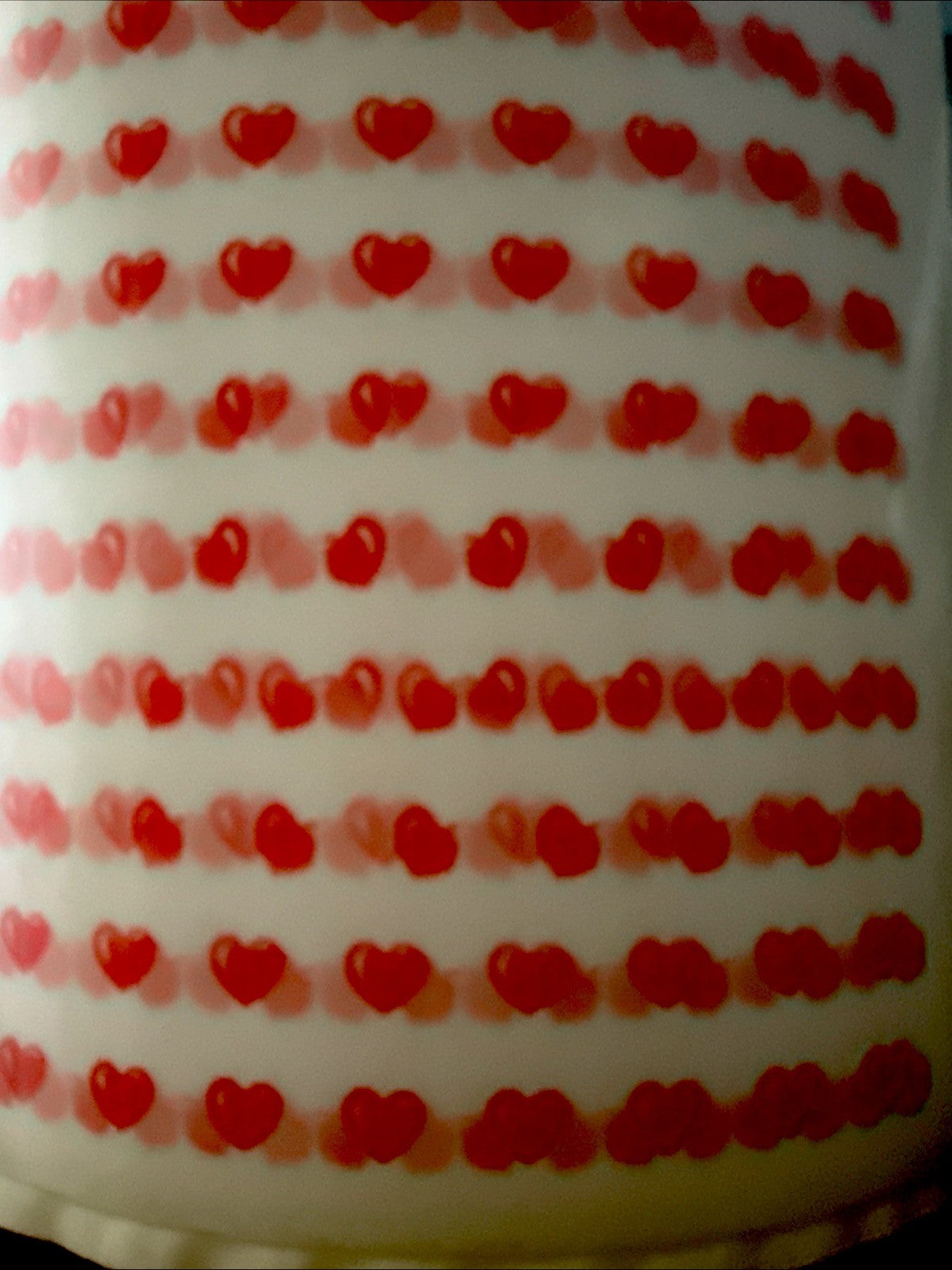 Vintage Vari-Vue lenticular full uncut sheet moving hearts - photo 3