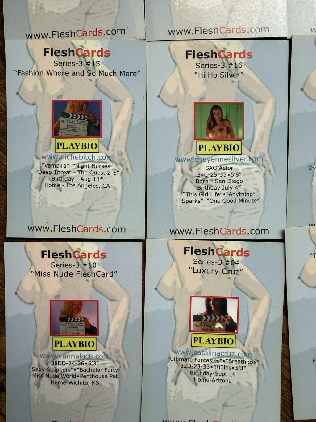Set 1 & 2 1990s Lenticular Moving Motion Flesh XXX Cards Mike Tyson Hulk Redman - photo 22