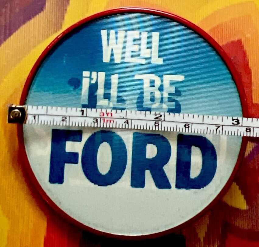 1966 salesman pin Vari-Vue Ford 66 lenticular flicker - photo 4