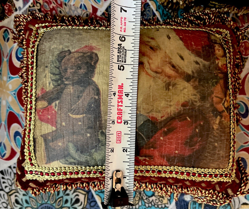 Pulvermacher Designs NY luxury Christmas pillows Kriss Kringle Santa - photo 8