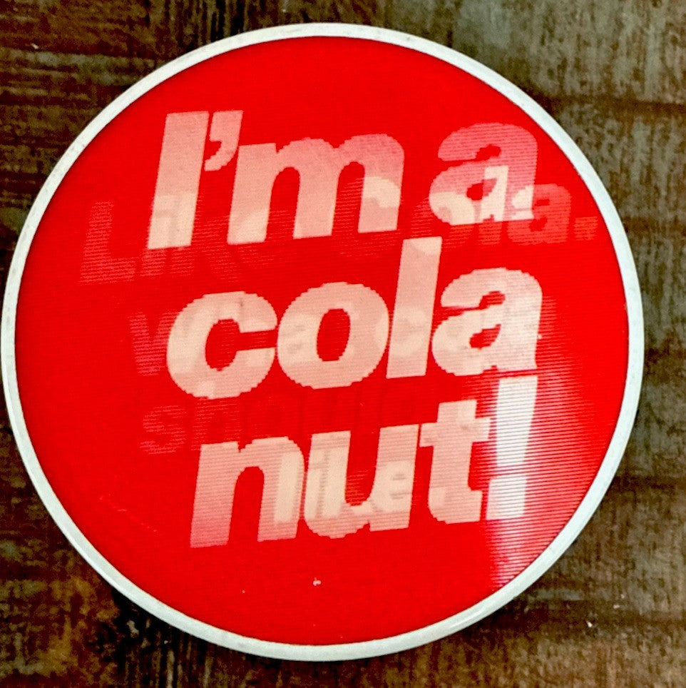Like Coca Cola 1970s Vari-Vue flicker pin badge