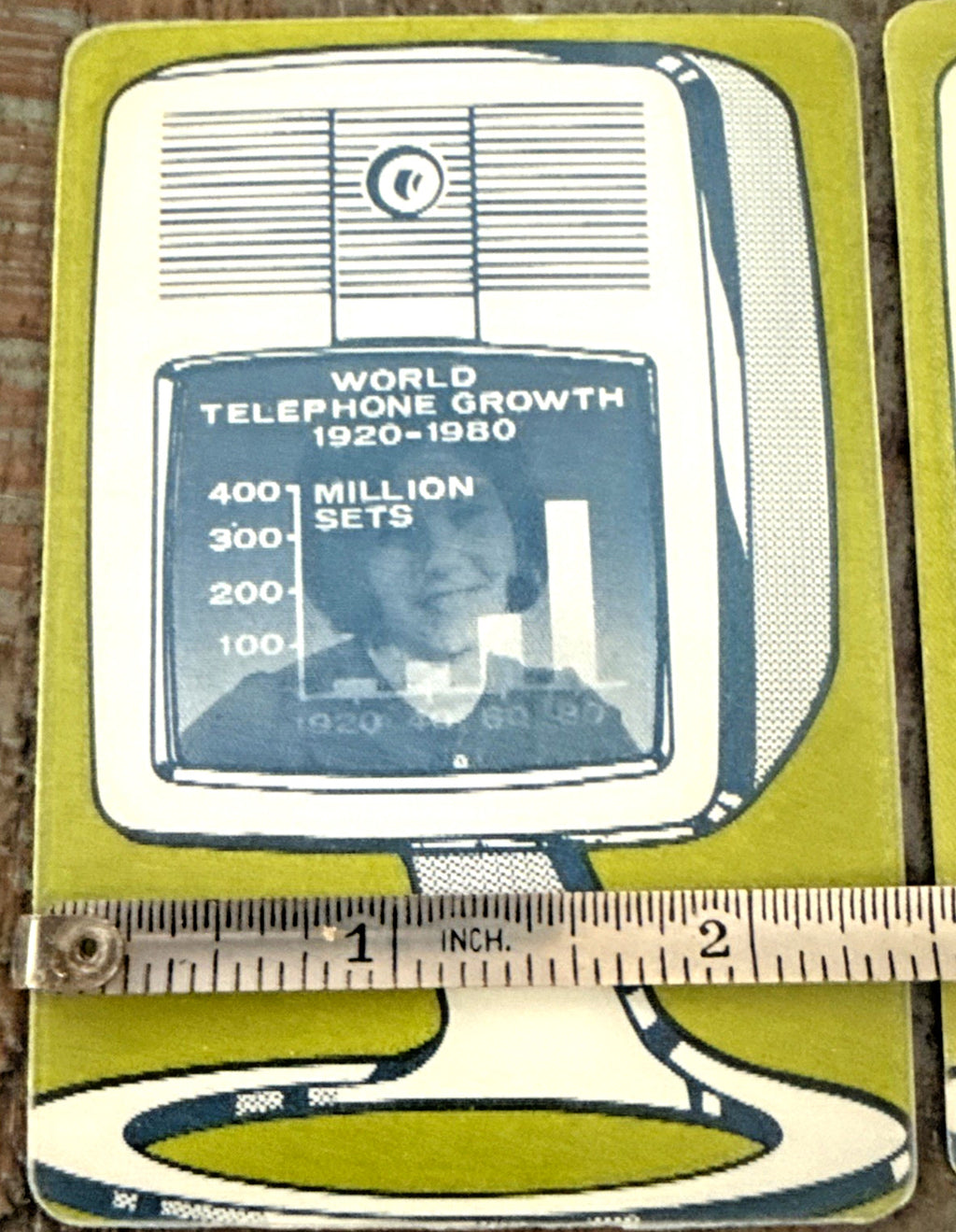 1980 AT&T Bell Labs Picturephone touch-tone Vari-Vue lenticular cards - photo 6