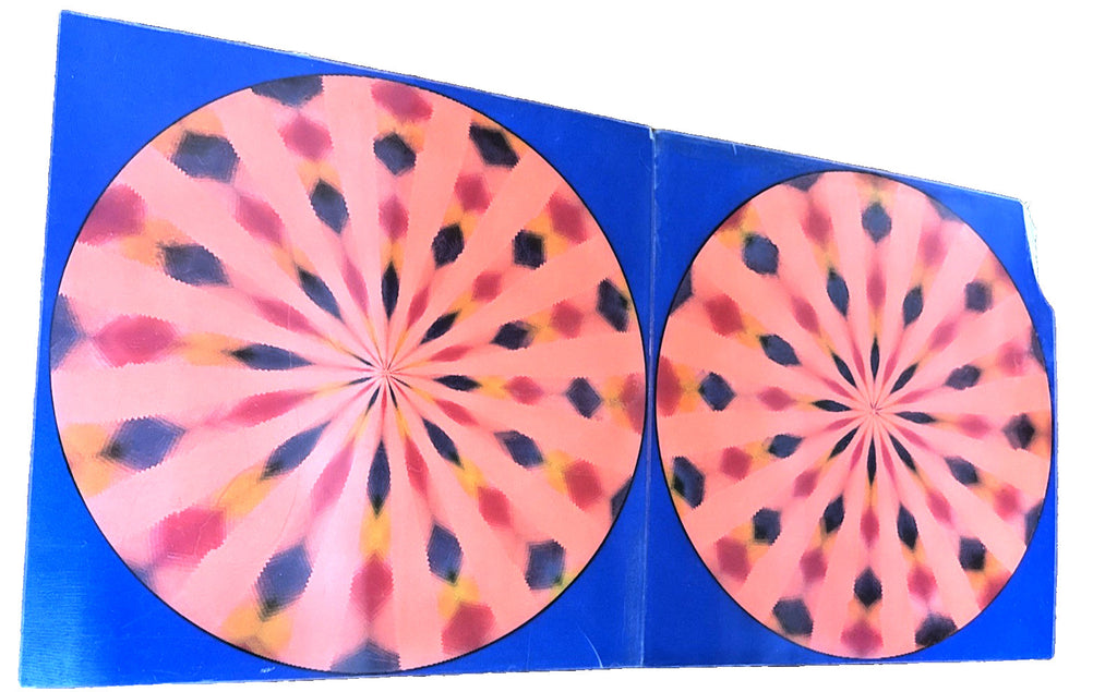 1960s Vari Vue blue kaleidoscopes 14x14 lot of 2 - photo 2