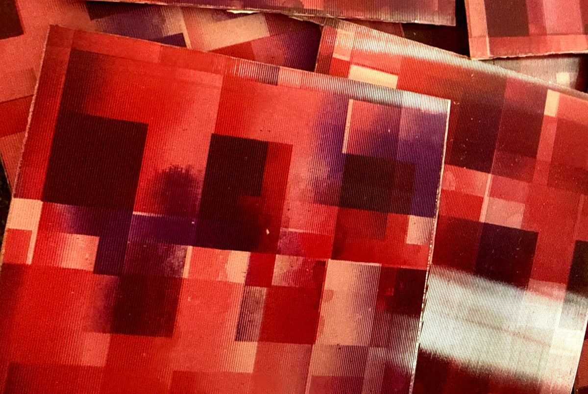 1960s Vari-Vue pink geometric salesman samples lot of 14 - photo 4