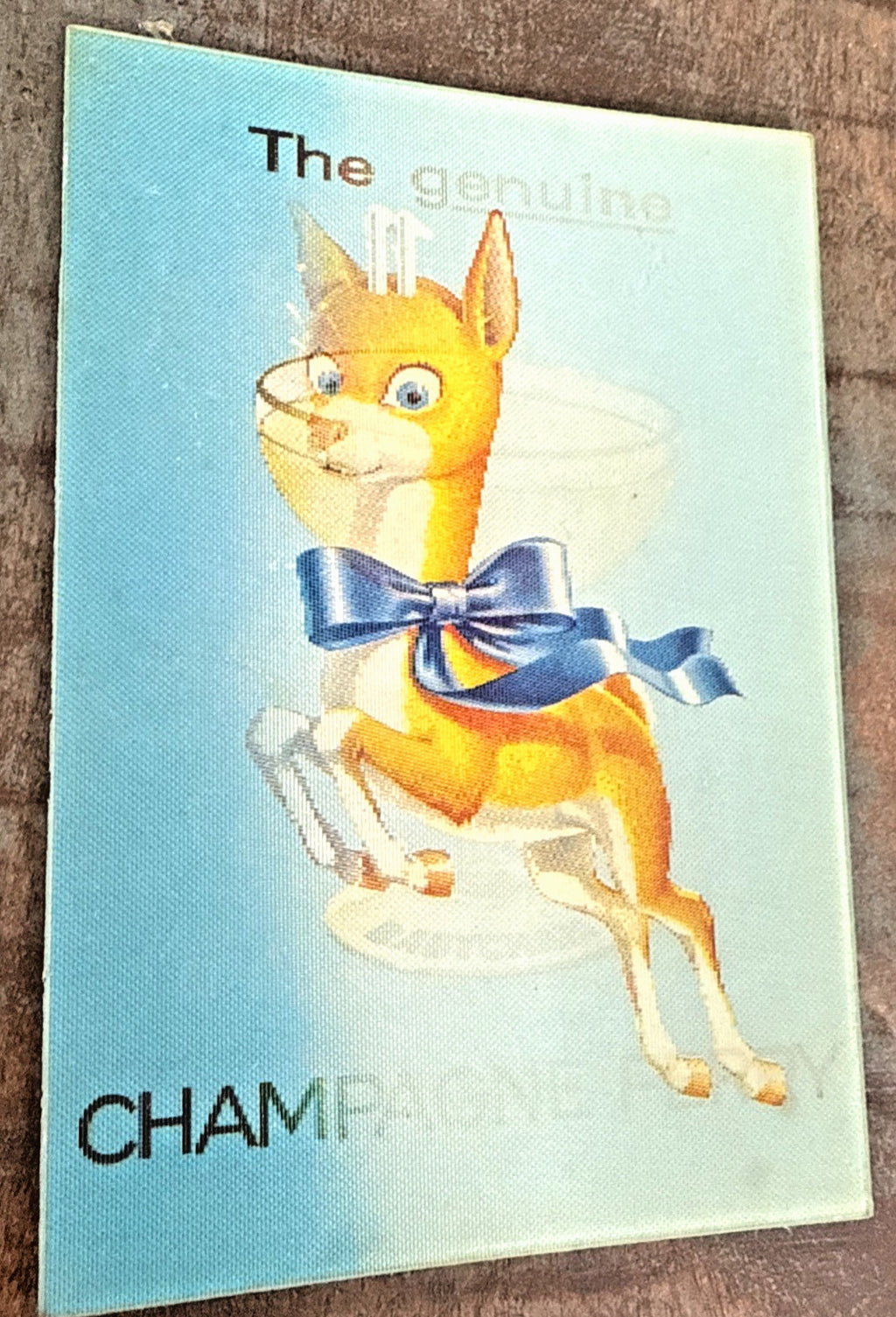 1950s Vari-Vue Babycham champagne perry lenticular advertisement - photo 3