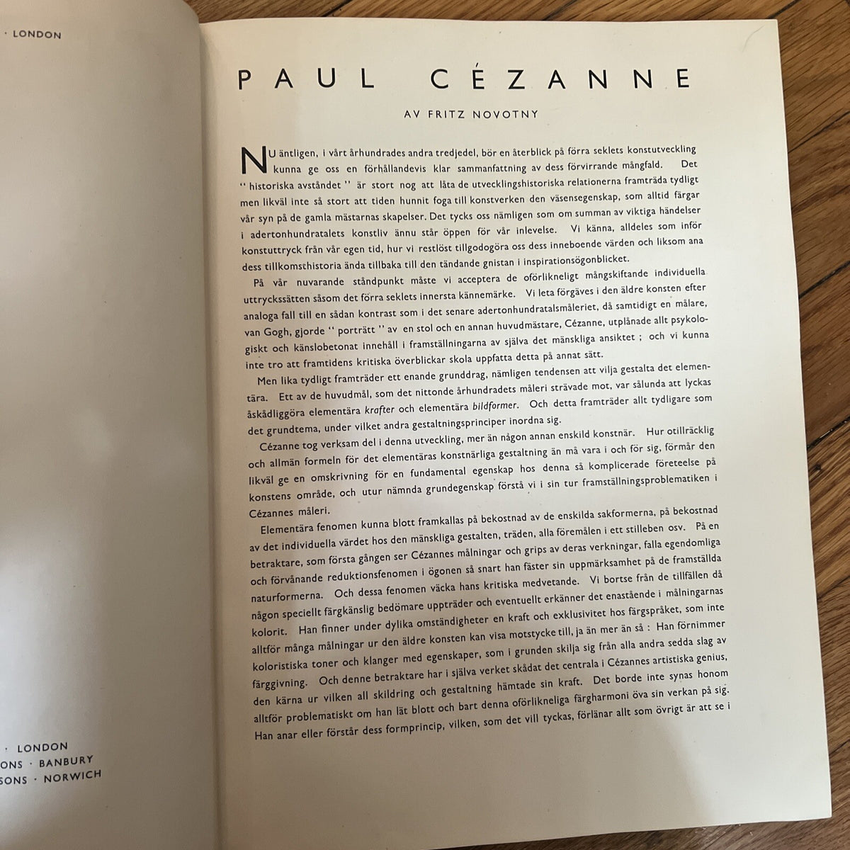 Antique Paul Cezanne book 1948 PHADON PRESS LTD IN SWEDISH EX!! - photo 10