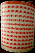 Vintage Vari-Vue lenticular full uncut sheet moving hearts