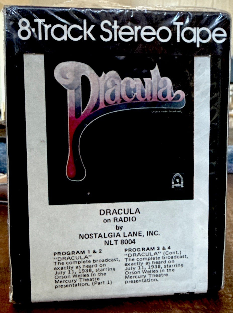 Orson Welles Mercury Theatre Dracula 8-track 1977 sealed
