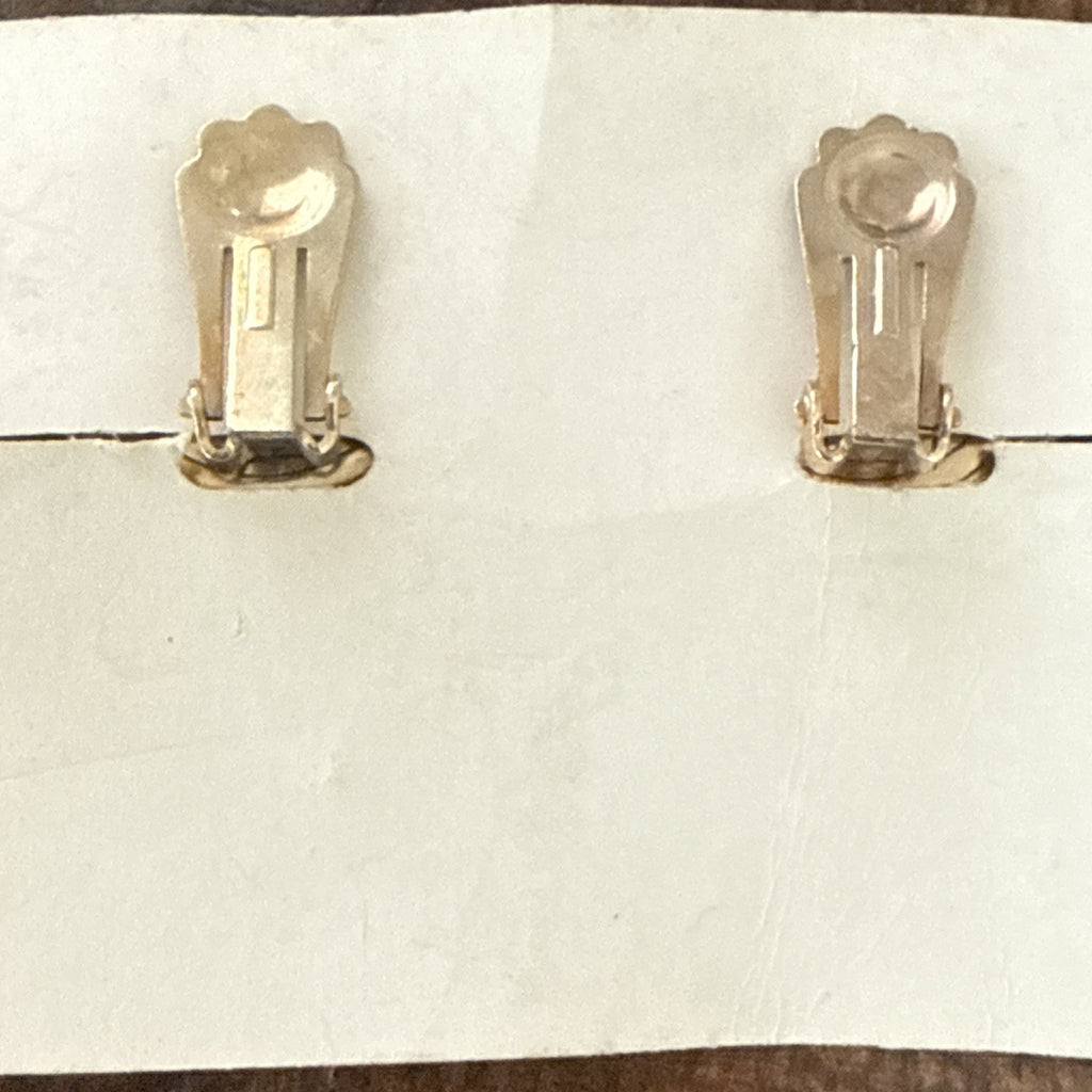 VARI VUE & COLOR ILLUSION LENTICULAR FLICKER EARRINGS CLIP ONS MOVING MOTION - photo 5