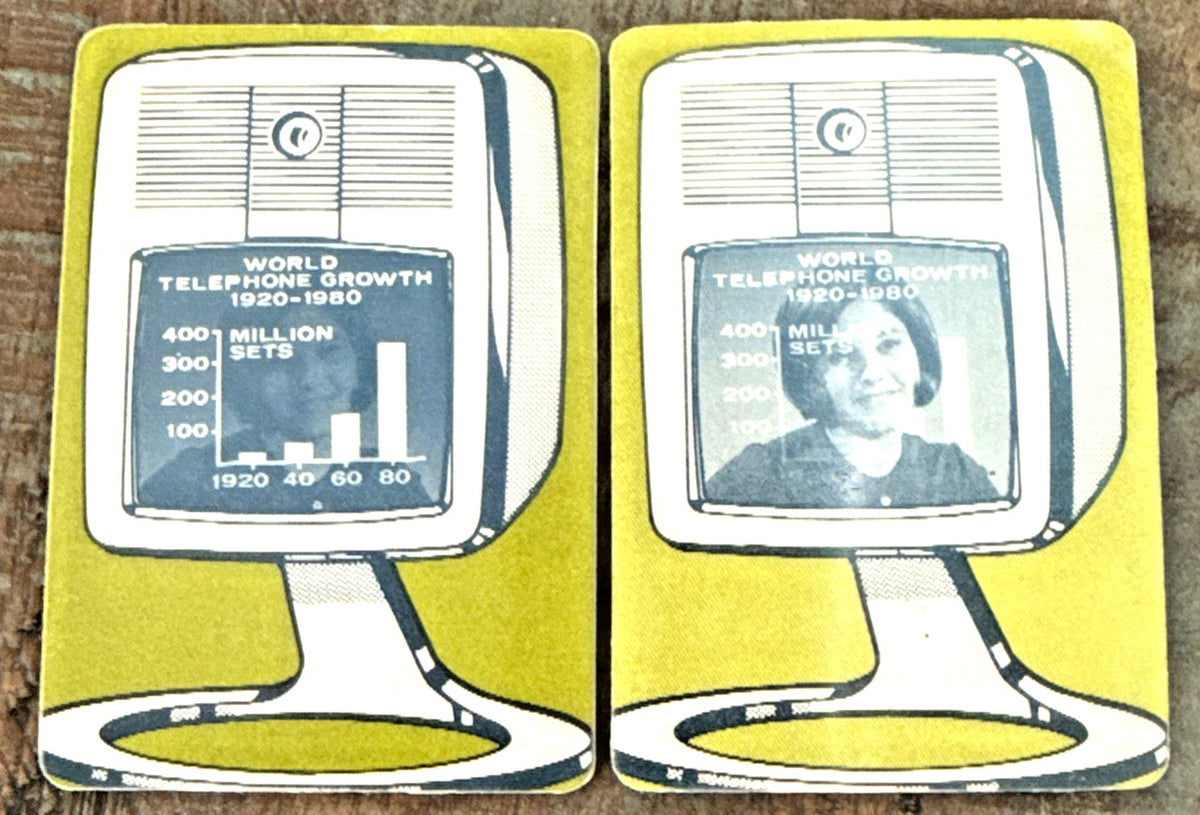 1980 AT&T Bell Labs Picturephone touch-tone Vari-Vue lenticular cards - photo 5
