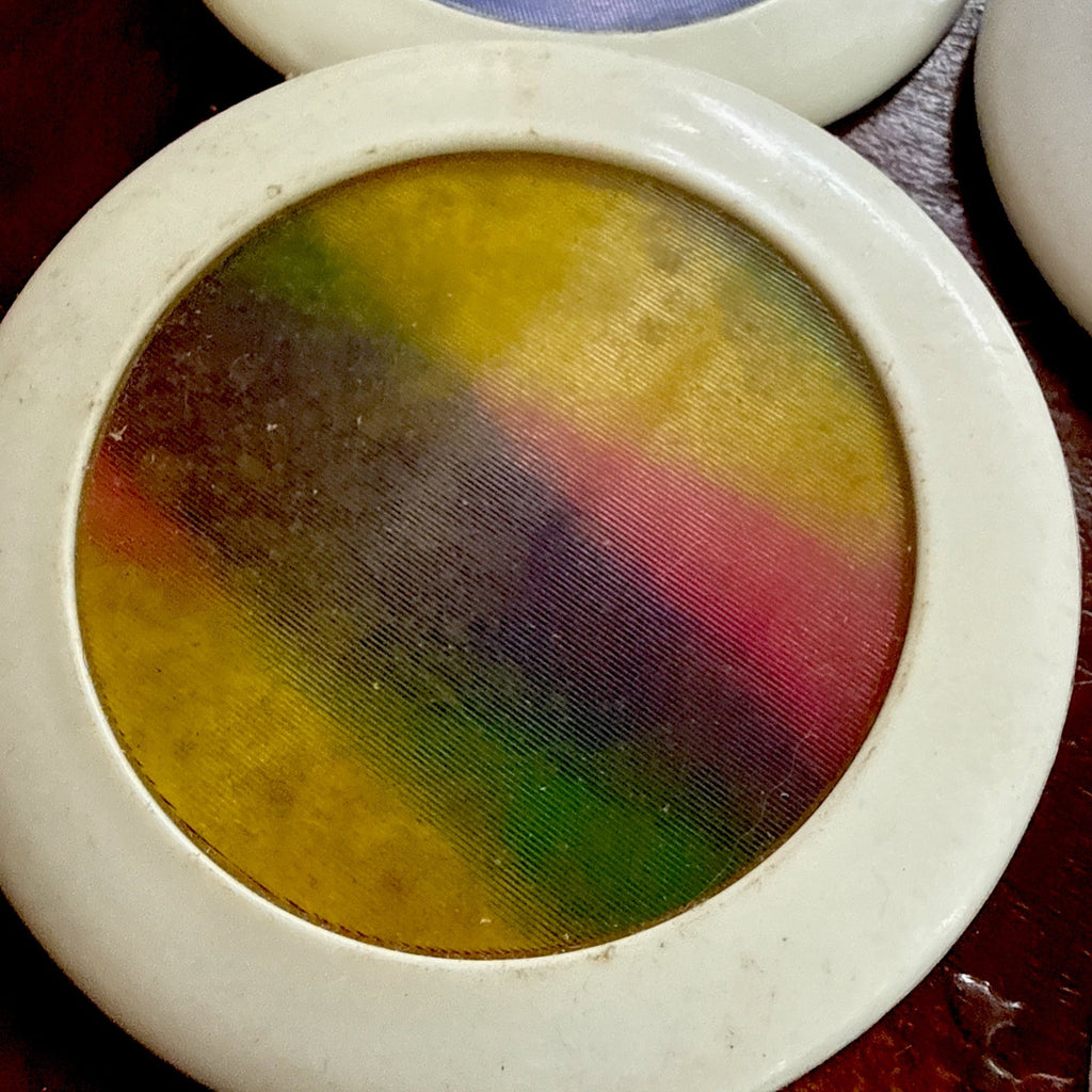 1960s Vari-Vue psychedelic gears wave interchangeable badges - photo 3