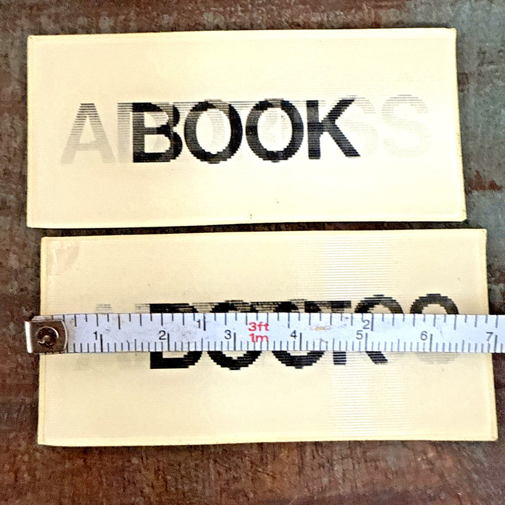 Lot of 2 Vtg Rare Vari Vue Lenticular Flickers Moving Motion ADDRESS TO BOOKS - photo 4