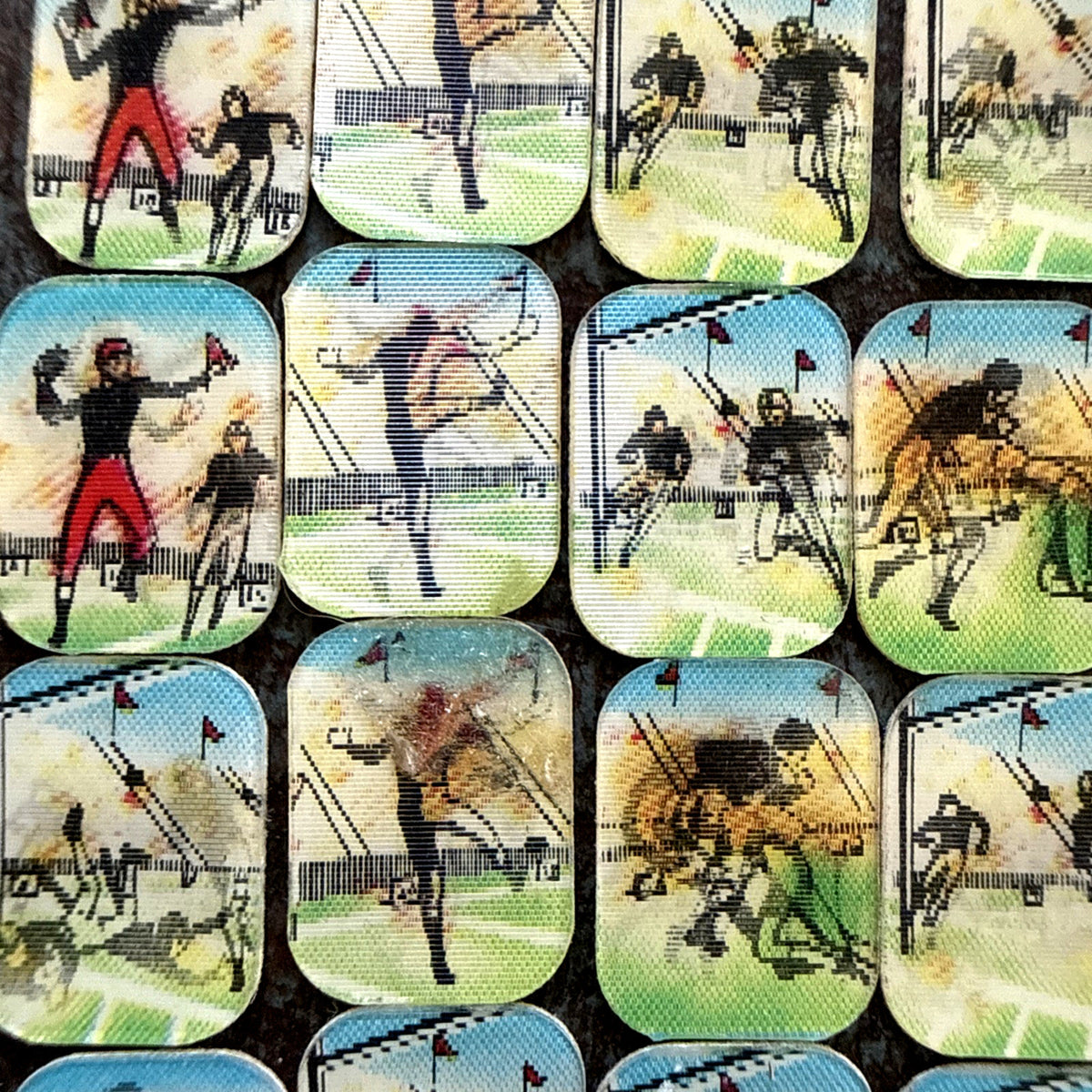 1960s original Vari-Vue unused ring inserts baseball football lot - photo 9