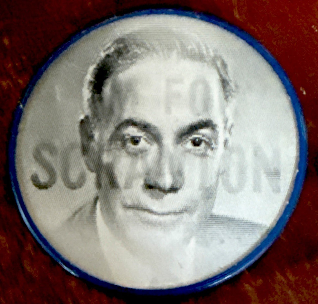 I'm For Scranton 1960s Vari-Vue political campaign lenticular pinback - photo 2