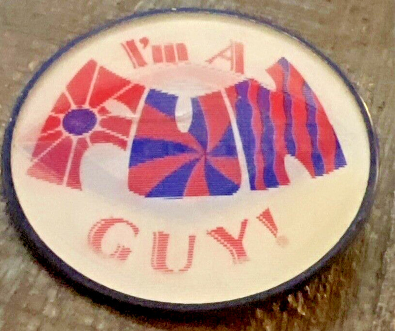 1960s I'm A Fun Guy Glastron power boats Vari-Vue flicker pin - photo 2