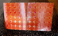 Vari-Vue psychedelic orange swirls 14x16 moving motion lenticular picture